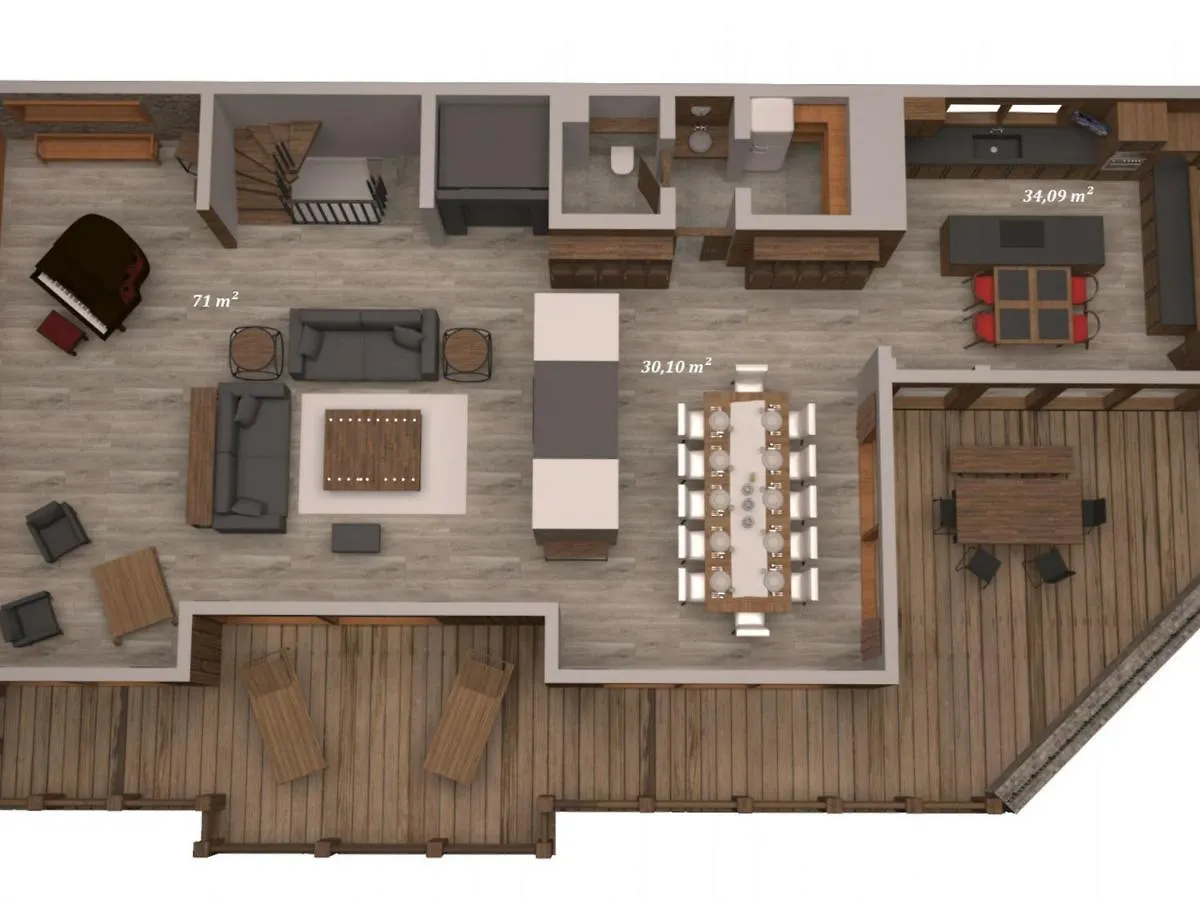Chalet De Luxe A Meribel : Piscine, Hammam Et Proximite Telesiege - Fr-1-566-5 Les Allues 0*,