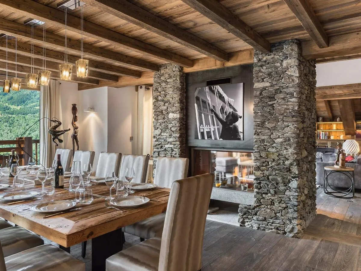 Chalet De Luxe A Meribel : Piscine, Hammam Et Proximite Telesiege - Fr-1-566-5 Les Allues